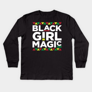 Black Girl Magic, Black Woman, Black Women, African American, Black Lives Matter, Black Pride Kids Long Sleeve T-Shirt